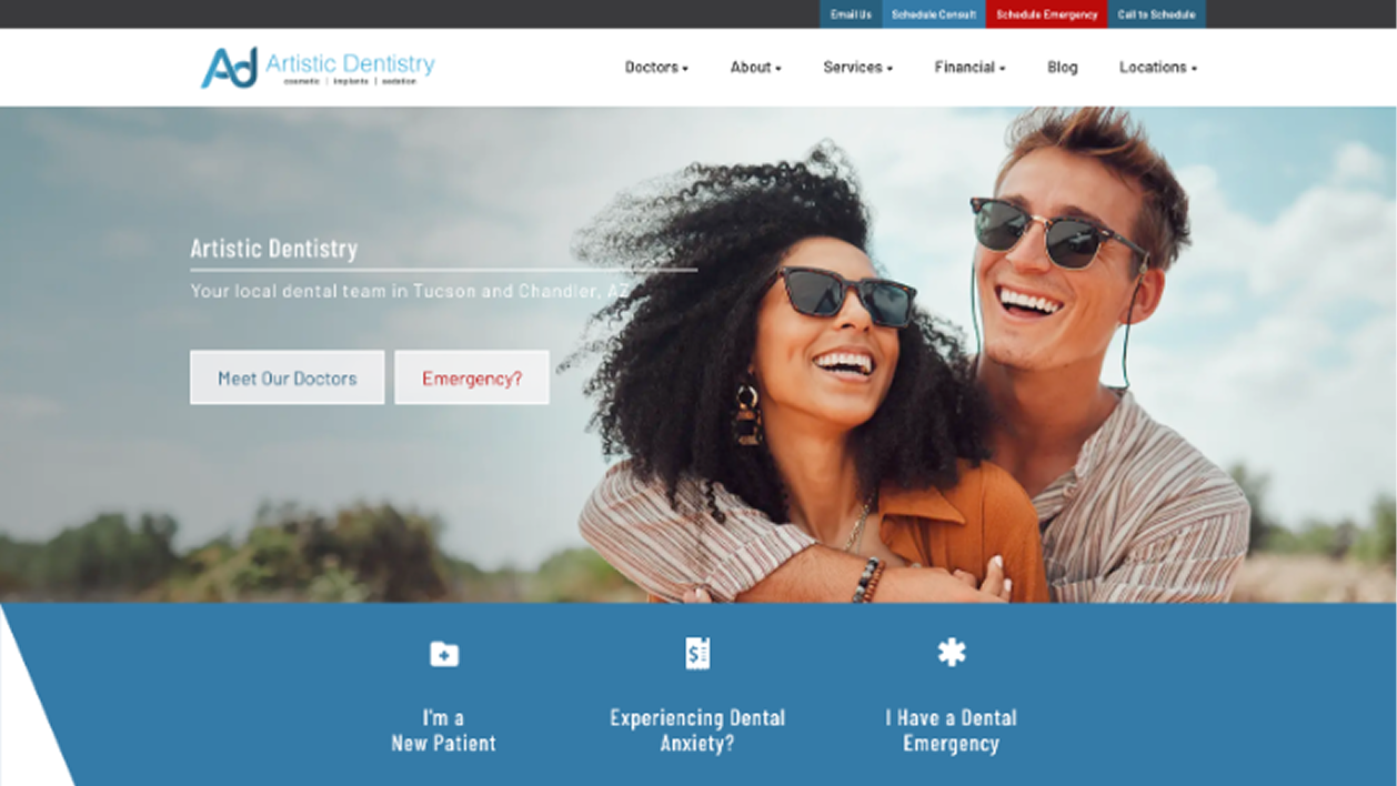 Artistic Dentistry website