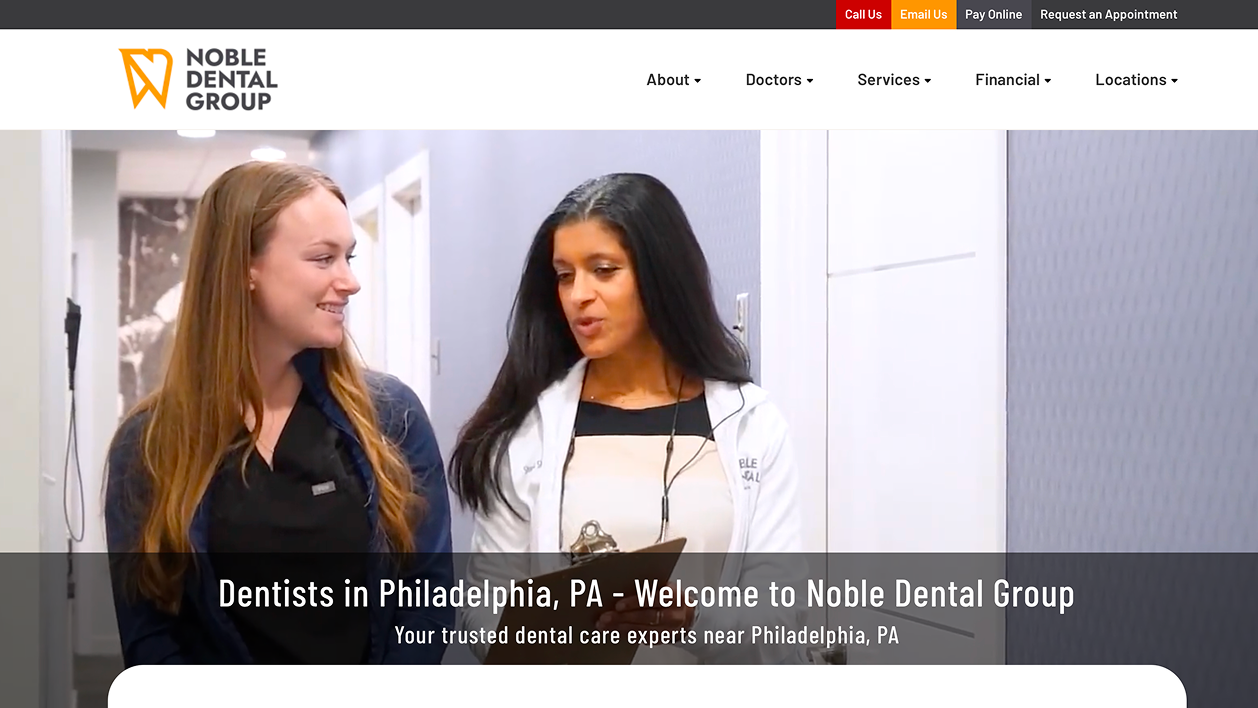 Noble Dental Group website