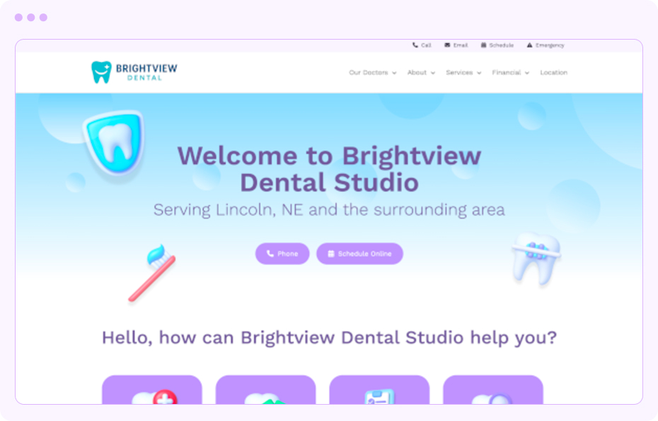 website theme example